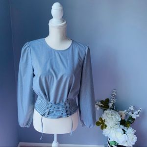 Long sleeves striped blouse 💕Size S